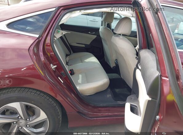 19XZE4F55LE000641 2020 HONDA INSIGHT Burgundy Widok naklejki z numerem VIN