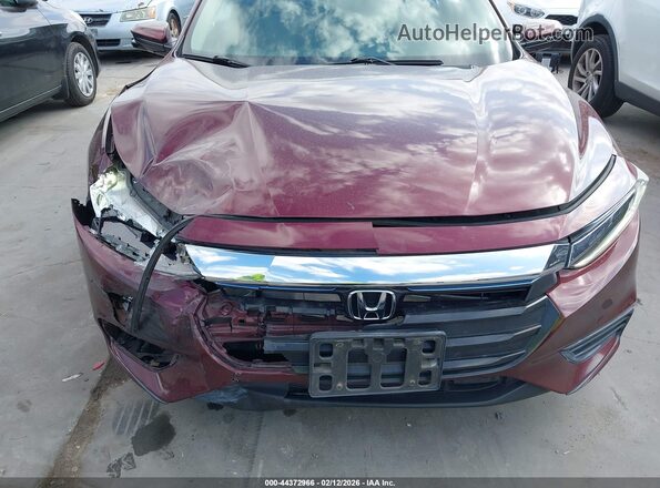 19XZE4F55LE000641 2020 HONDA INSIGHT Burgundy Widok z przodu