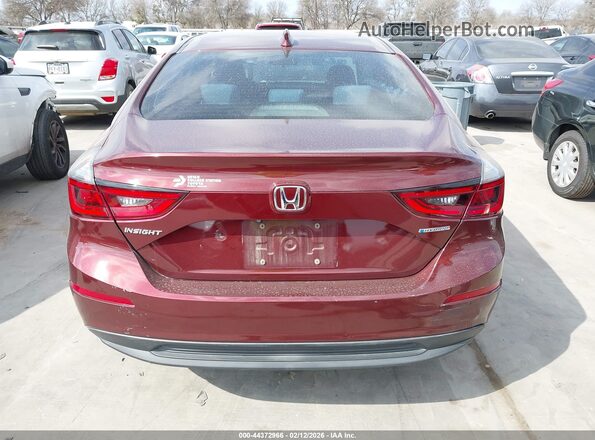 19XZE4F55LE000641 2020 HONDA INSIGHT Burgundy 