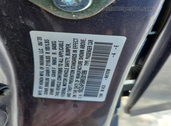19XZE4F59ME001096 2021 HONDA INSIGHT Серый Вид подкапотного пространства
