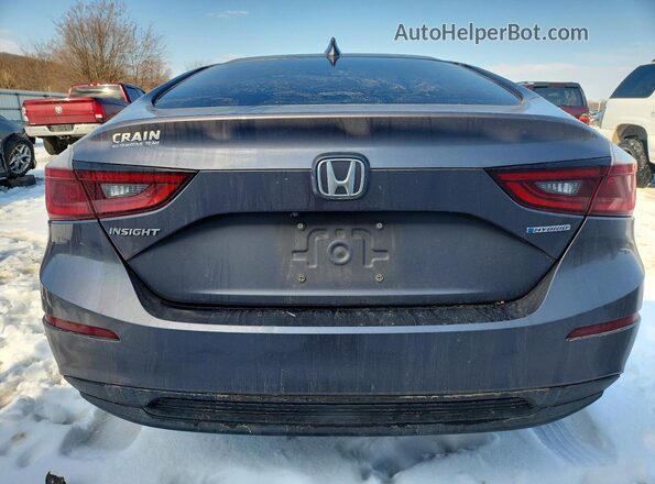 19XZE4F59ME001096 2021 HONDA INSIGHT Серый Вид сзади