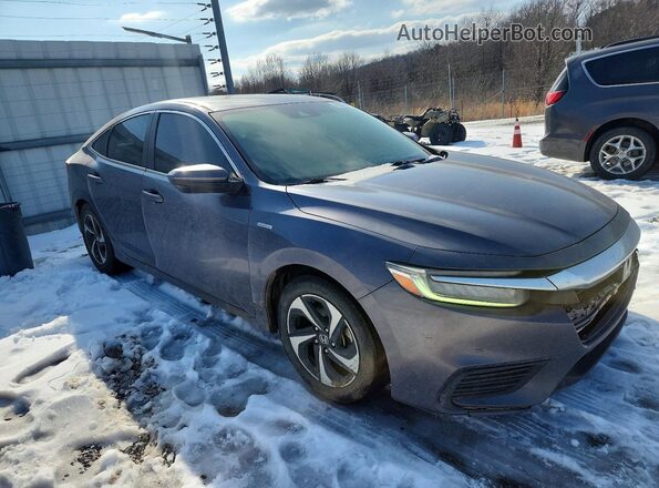 19XZE4F59ME001096 2021 HONDA INSIGHT Серый Передняя правая четверть