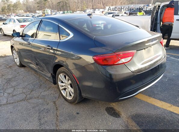 1C3CCCAB1HN506526 2017 CHRYSLER 200 Черный Задняя левая четверть
