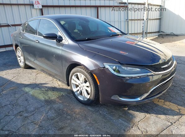 1C3CCCAB1HN506526 2017 CHRYSLER 200 Черный Передняя правая четверть