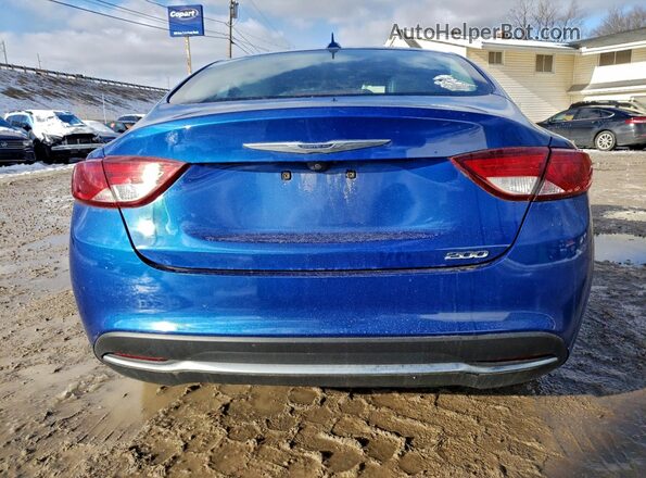 1C3CCCAB1HN506736 2017 CHRYSLER 200 Синий Вид сзади