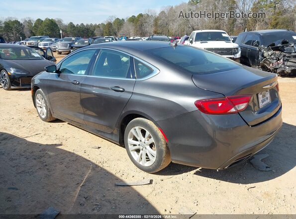 1C3CCCAB1HN510205 2017 CHRYSLER 200 Серый Задняя левая четверть