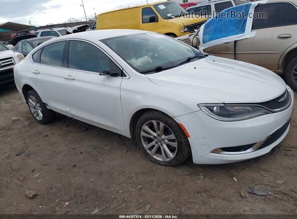 1C3CCCAB3HN500601 2017 CHRYSLER 200 Белый Передняя правая четверть