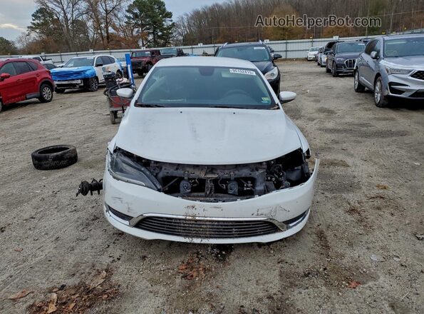 1C3CCCAB4GN175469 2016 CHRYSLER 200 Белый Вид спереди