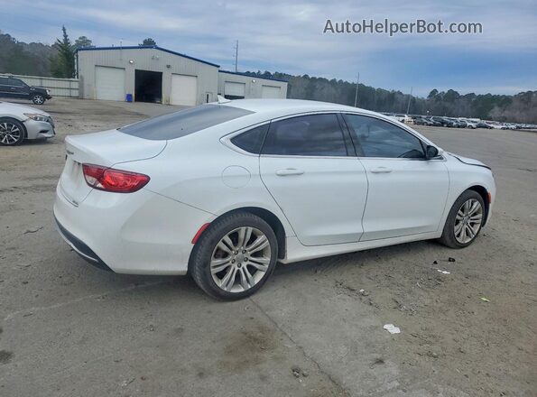 1C3CCCAB6GN103527 2016 CHRYSLER 200 White უკანა მარჯვენა