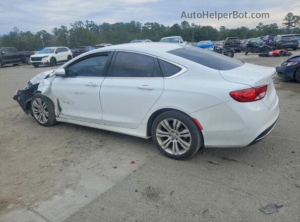 1C3CCCAB6GN103527 2016 CHRYSLER 200 White უკანა მარცხენა
