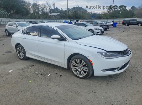 1C3CCCAB6GN103527 2016 CHRYSLER 200 White წინა მარჯვენა