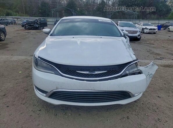1C3CCCAB6GN103527 2016 CHRYSLER 200 White წინა ხედი