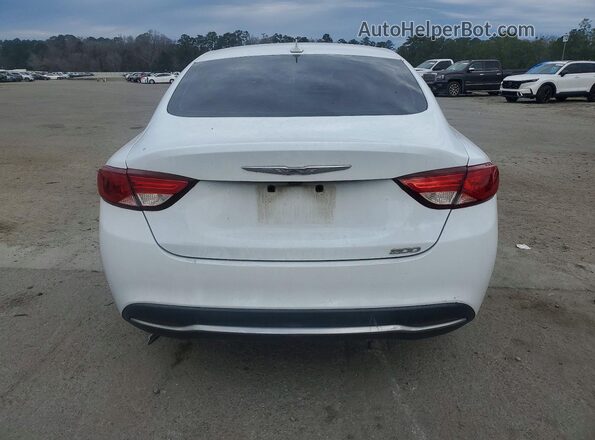 1C3CCCAB6GN103527 2016 CHRYSLER 200 White უკანა ხედი