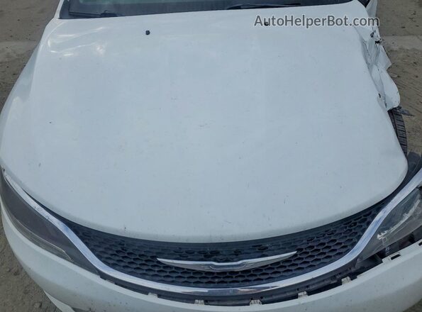 1C3CCCAB6GN103527 2016 CHRYSLER 200 White უკანა სალონის ხედი