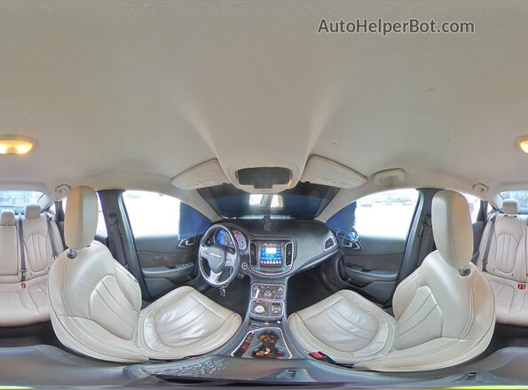 1C3CCCAB6GN103527 2016 CHRYSLER 200 White VIN კოდის სტიკერის ხედი