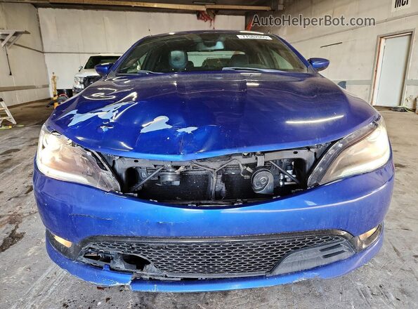 1C3CCCBB6GN123923 2016 CHRYSLER 200 Синий Вид спереди