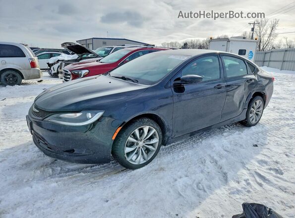 1C3CCCDGXGN184054 2016 CHRYSLER 200 Черный Передняя левая четверть