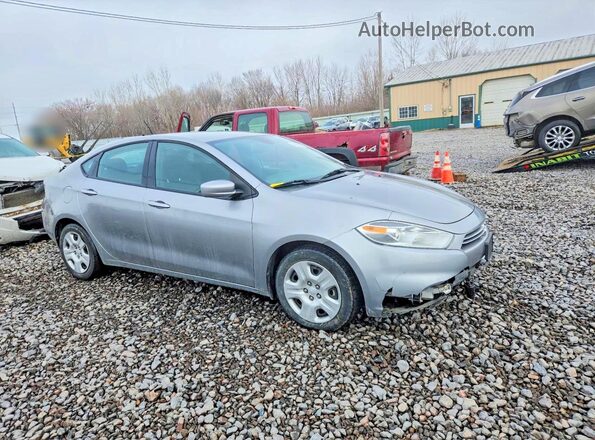 1C3CDFAA6GD531304 2016 DODGE DART Silver Przód prawy