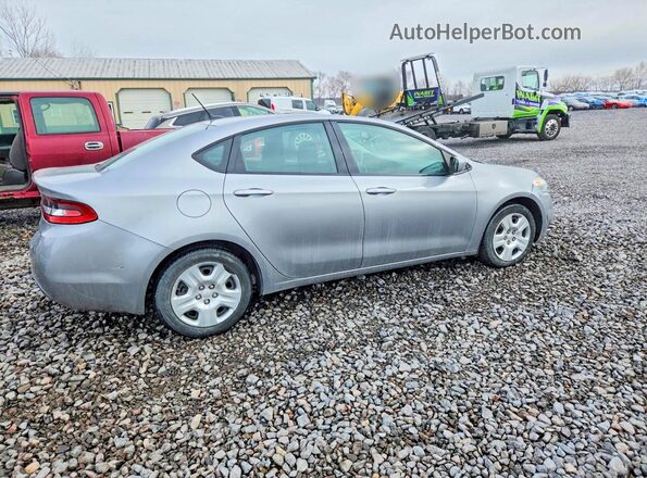 1C3CDFAA6GD531304 2016 DODGE DART Silver Tył prawy