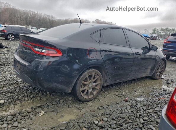 1C3CDFAA7GD728885 2016 DODGE DART Black Rear right