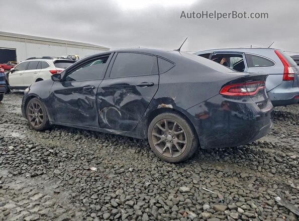 1C3CDFAA7GD728885 2016 DODGE DART Black Rear left