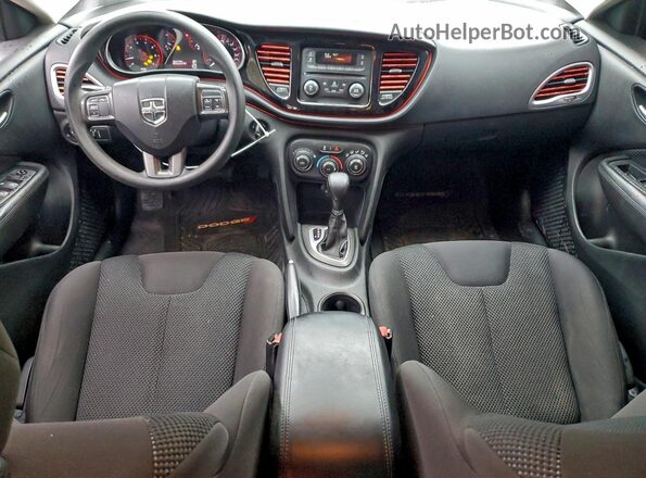 1C3CDFAA7GD728885 2016 DODGE DART Black Dashboard view