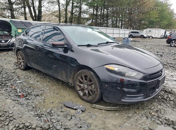 1C3CDFAA7GD728885 2016 DODGE DART Black Front right
