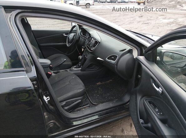 1C3CDFAAXGD679794 2016 DODGE DART Black Widok wnętrza z przodu