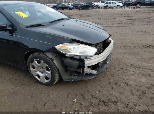 1C3CDFAAXGD679794 2016 DODGE DART Black Widok z przodu