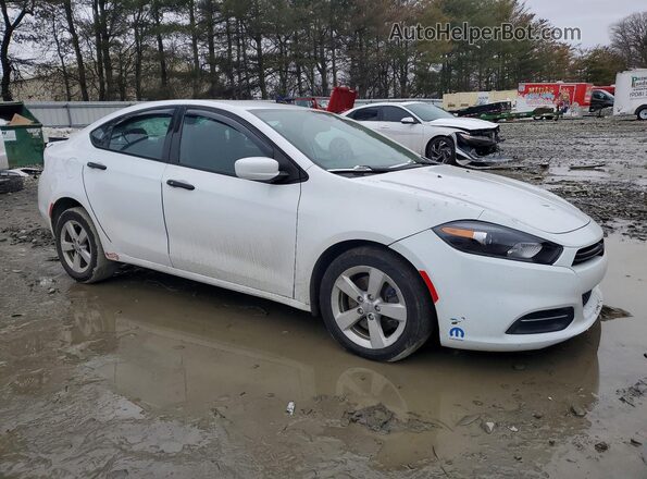 1C3CDFBA8GD604963 2016 DODGE DART White Передня права чверть