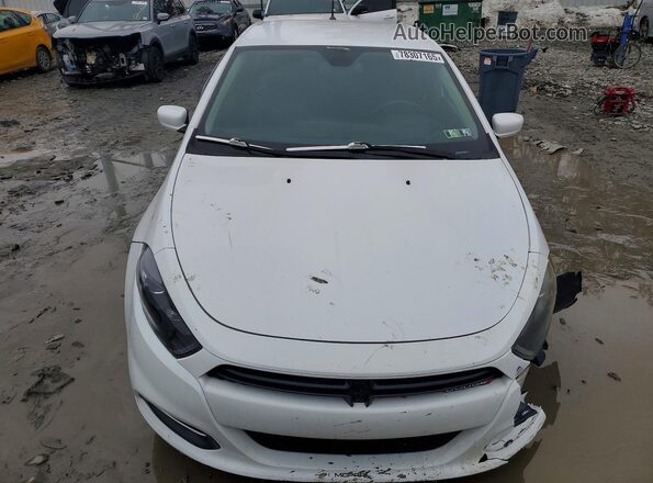 1C3CDFBA8GD604963 2016 DODGE DART White Вид спереду