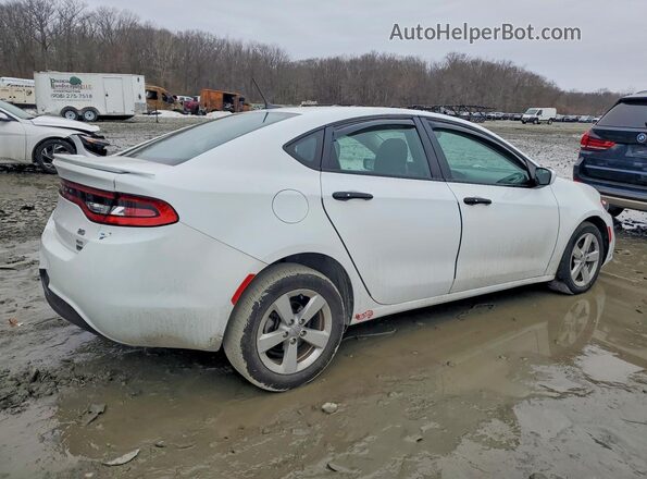 1C3CDFBA8GD604963 2016 DODGE DART White Задня права чверть