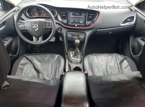 1C3CDFBA8GD604963 2016 DODGE DART White Вид панелі приладів