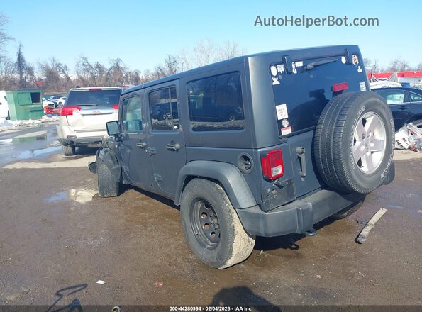 1C4BJWDG3JL830200 2018 JEEP WRANGLER Gray უკანა მარცხენა