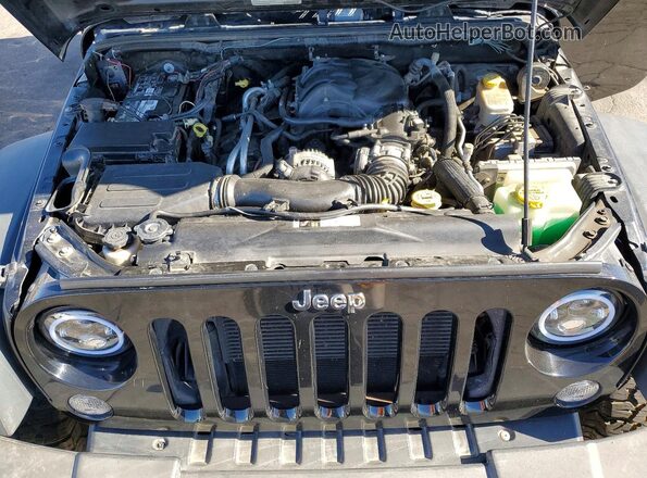 1C4BJWDG4GL222968 2016 JEEP WRANGLER Black Вид підкапотного простору