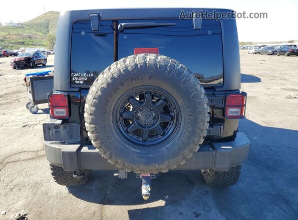 1C4BJWDG4GL222968 2016 JEEP WRANGLER Black Вид ззаду