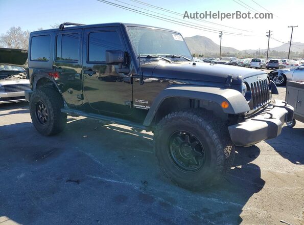 1C4BJWDG4GL222968 2016 JEEP WRANGLER Black Передня права чверть