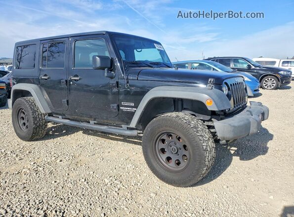 1C4BJWDG7HL514664 2017 JEEP WRANGLER Черный Передняя правая четверть