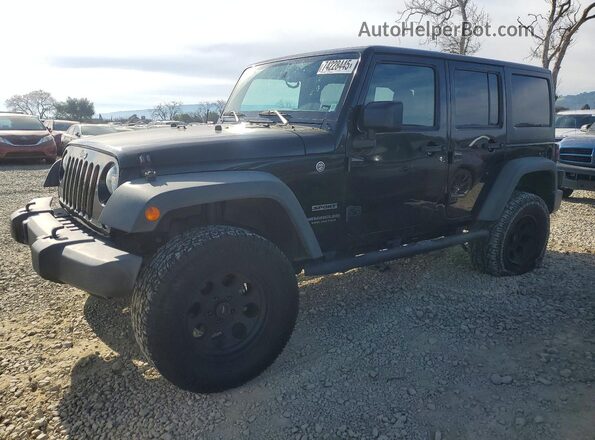 1C4BJWDG7HL514664 2017 JEEP WRANGLER Черный Передняя левая четверть