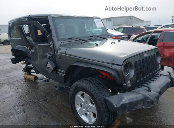 1C4BJWDG7HL654665 2017 JEEP WRANGLER UNLIMITED Серый Вид спереди