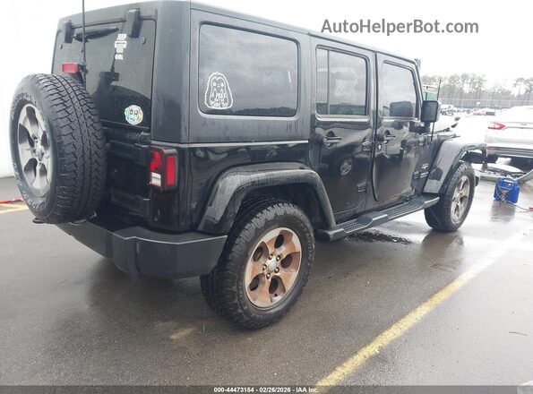 1C4BJWEG2HL679035 2017 JEEP WRANGLER UNLIMITED Черный Задняя правая четверть