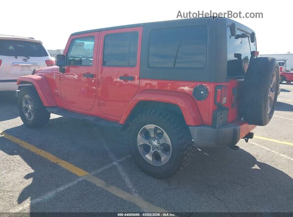 1C4BJWEG4JL935682 2018 JEEP WRANGLER Красный Задняя левая четверть