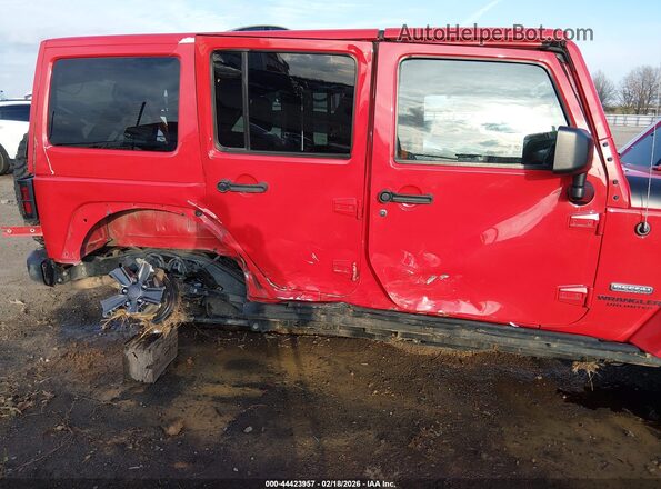 1C4BJWFG3HL691841 2017 JEEP WRANGLER UNLIMITED Красный Вид спереди