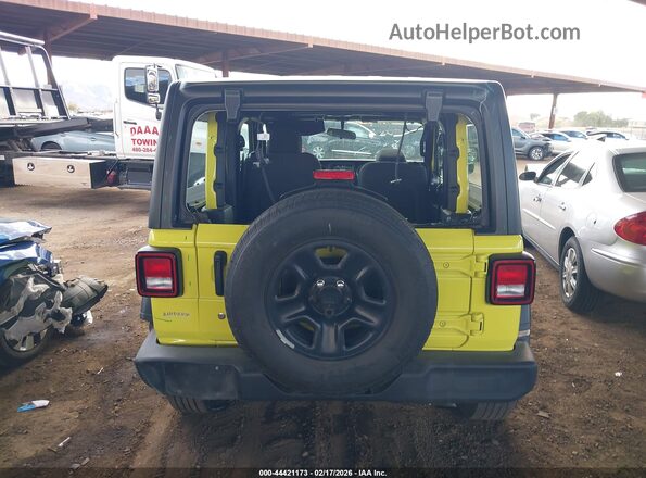 1C4GJXANXPW634017 2023 JEEP WRANGLER Желтый 