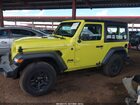 2023 Jeep Wrangler 2-door Sport 4x4 Желтый vin: 1C4GJXANXPW634017