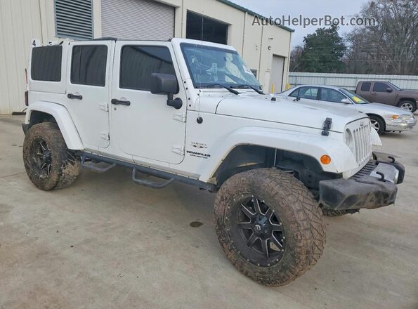 1C4HJWEG1HL599798 2017 JEEP WRANGLER Белый Передняя правая четверть