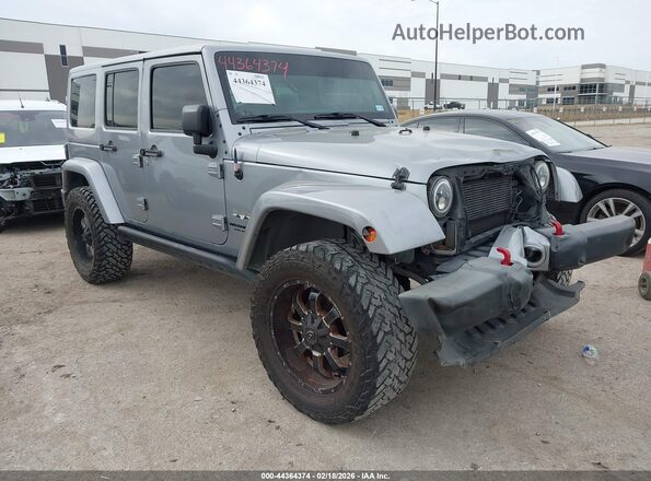 1C4HJWEG9GL111227 2016 JEEP WRANGLER UNLIMITED Серый Передняя правая четверть