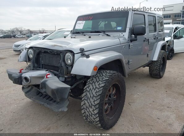 1C4HJWEG9GL111227 2016 JEEP WRANGLER UNLIMITED Серый Передняя левая четверть