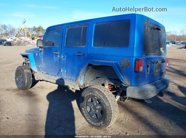 1C4HJWFG2GL224905 2016 JEEP WRANGLER UNLIMITED Синий Задняя левая четверть
