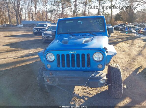 1C4HJWFG2GL224905 2016 JEEP WRANGLER UNLIMITED Синий Вид щитка приборов
